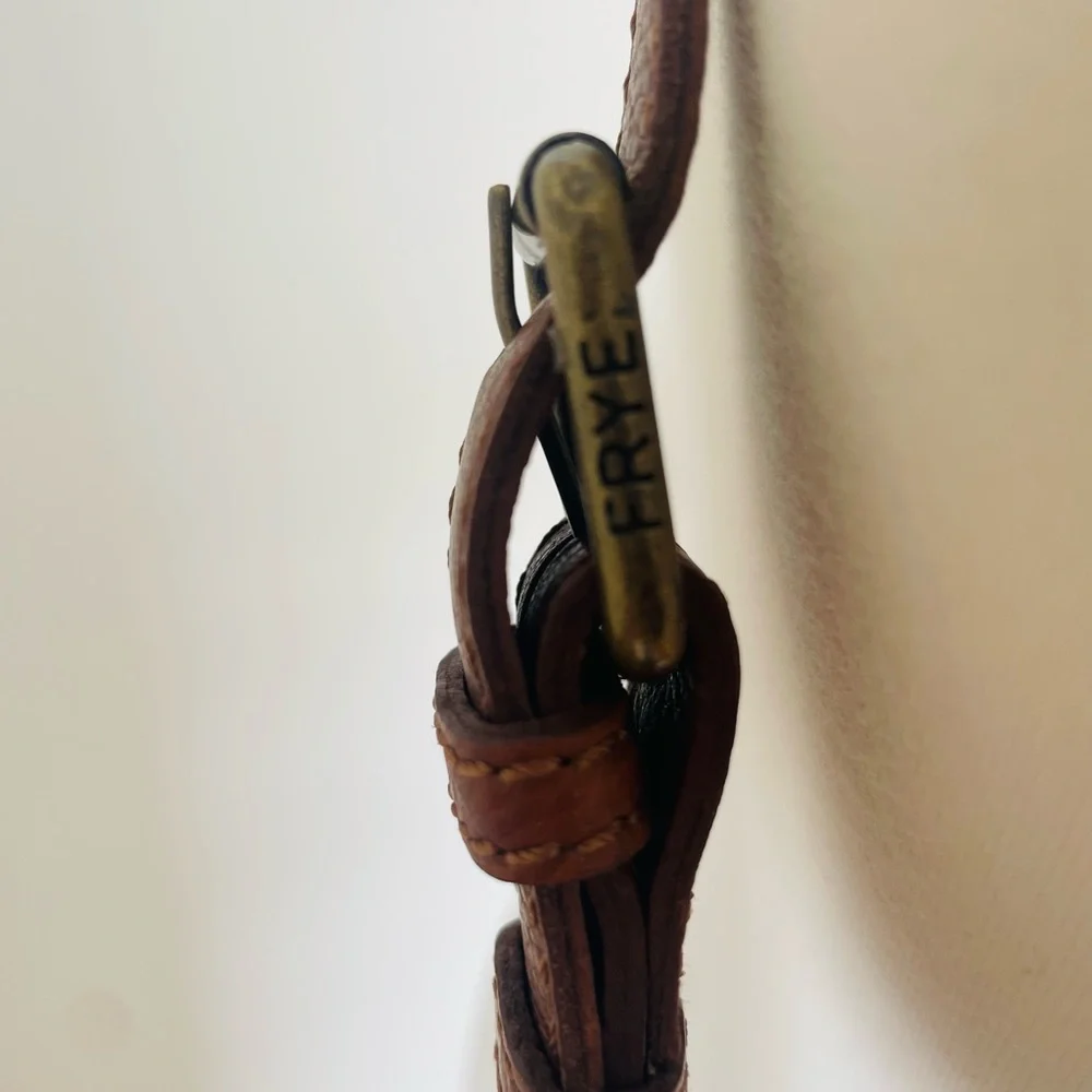 Frye Ari Cognac Leather Crossbody Bag - Picture 6 of 14
